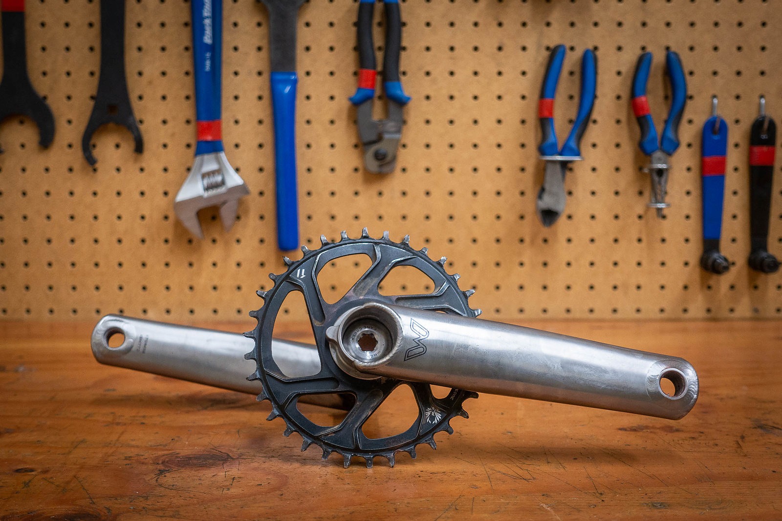 titanium bike cranks