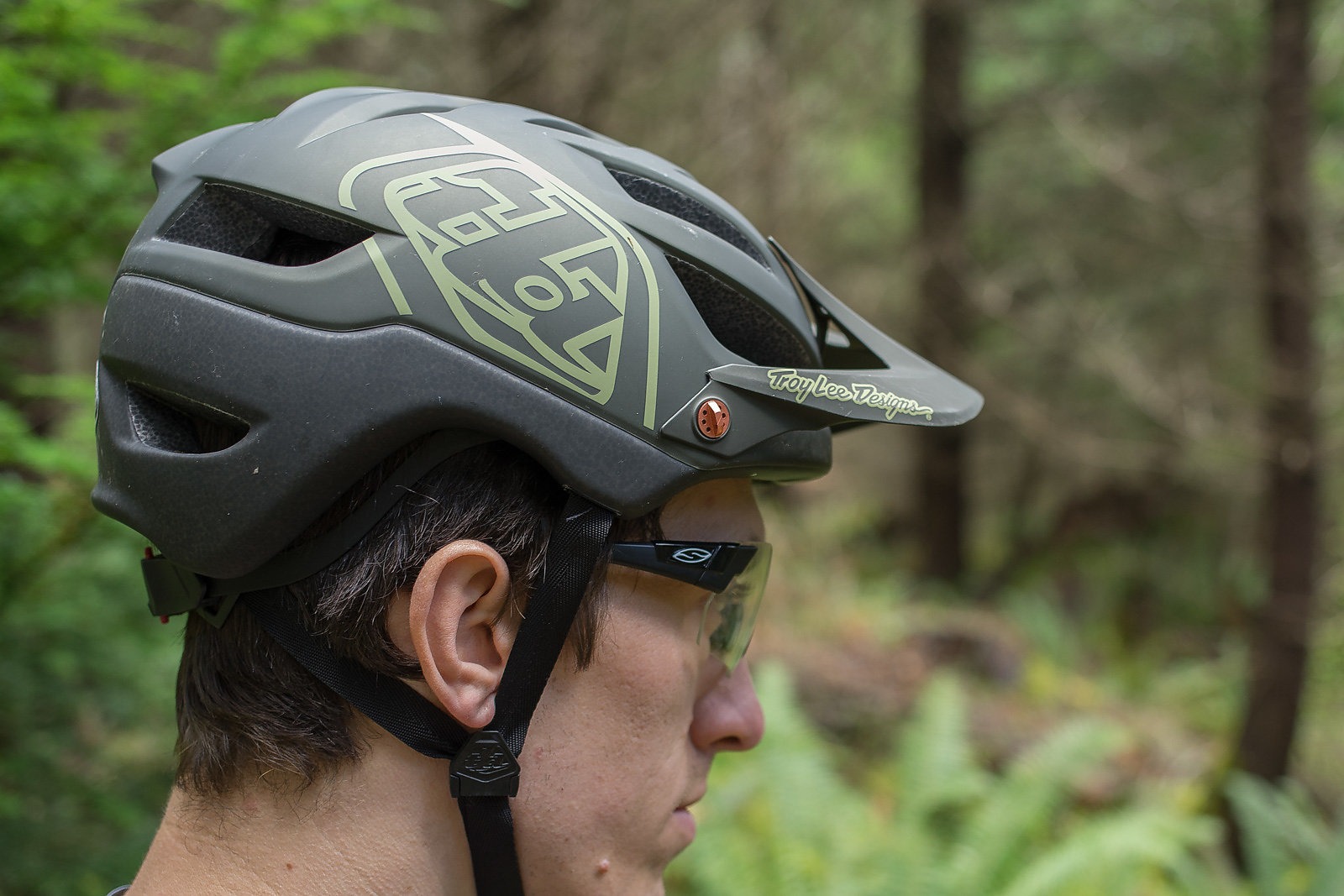 Troy Lee Designs A1 Drone MTB Bike Helmet Grey/Black 