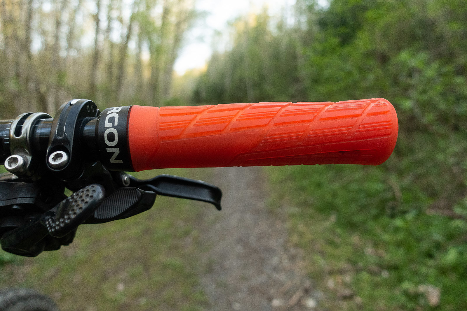 red bike grips