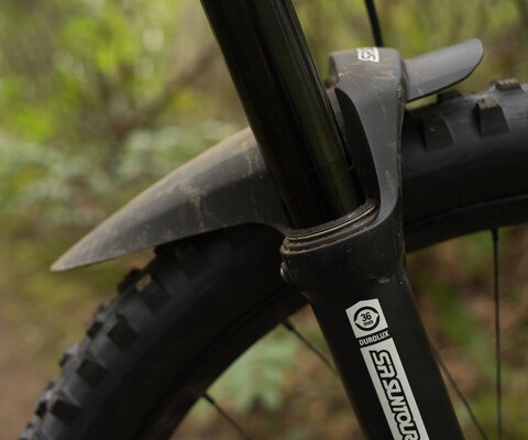An included, screw on mudguard is one feature that seems small, but makes a big difference.